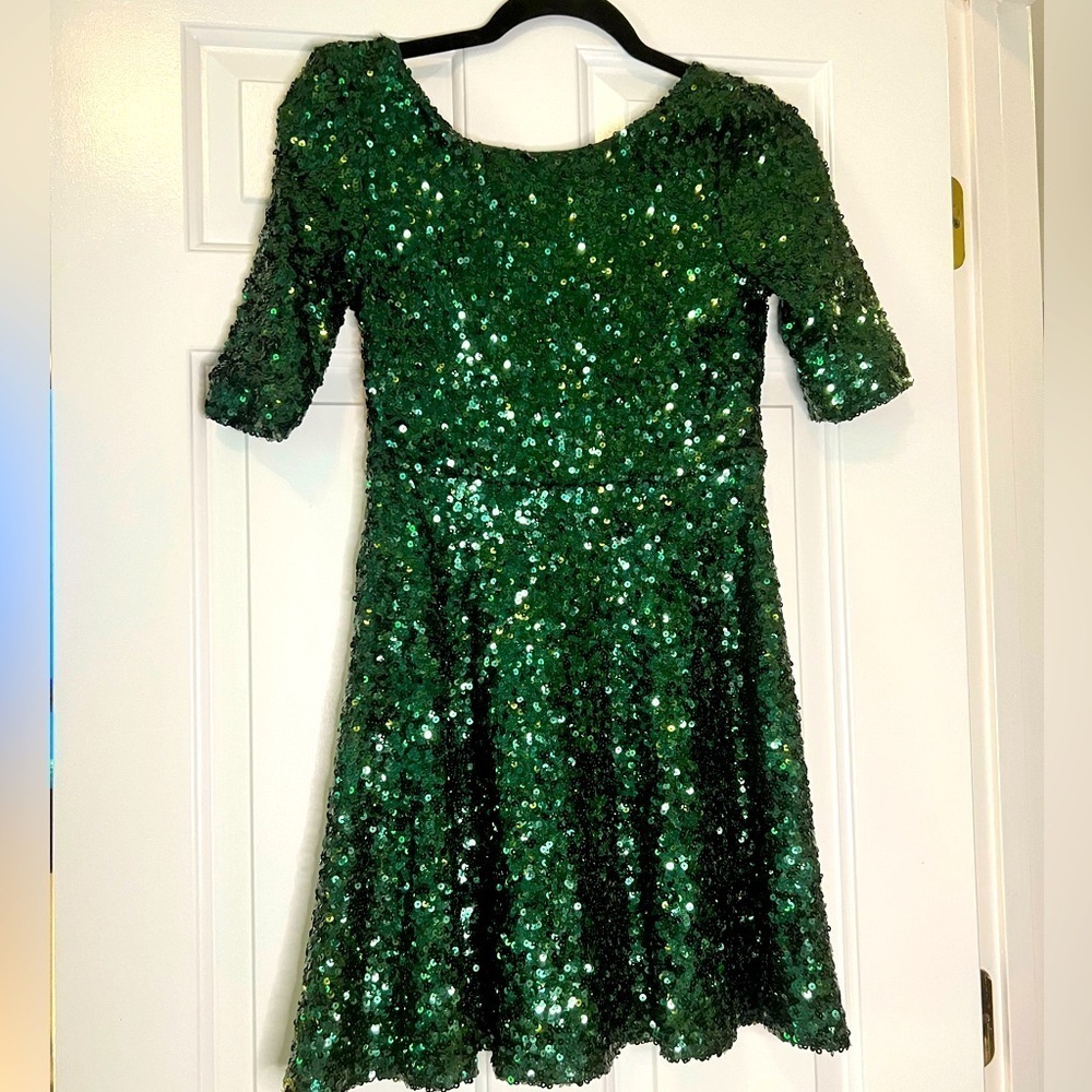 Green Sequined French Connection Small